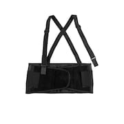 2W INTERNATIONAL Elastic Back Support Belt, Medium, Black BSB3400 M